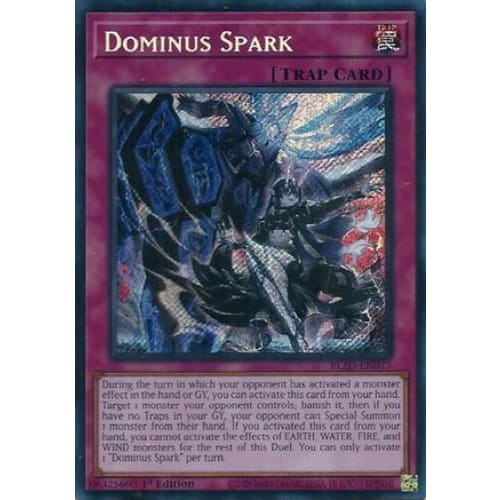 Dominus Spark - BLZD-EN077 Secret Rare 1st Edition