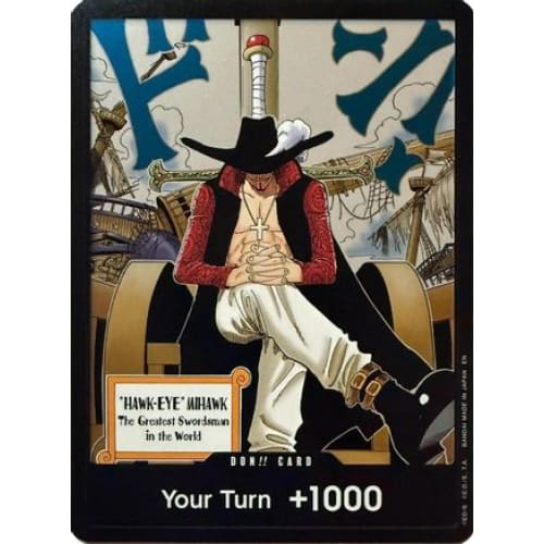 DON!! Card (Dracule Mihawk) null DON!! The Azure Sea's Seven  Foil