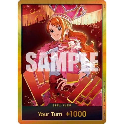 DON!! Card (Nami) (Gold) null DON!! Extra Booster: One Piece Heroines Edition  Foil