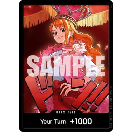 DON!! Card (Nami) null DON!! Extra Booster: One Piece Heroines Edition  Foil