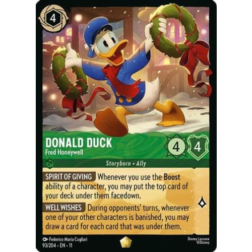 Donald Duck - Fred Honeywell (93/204) - Winterspell