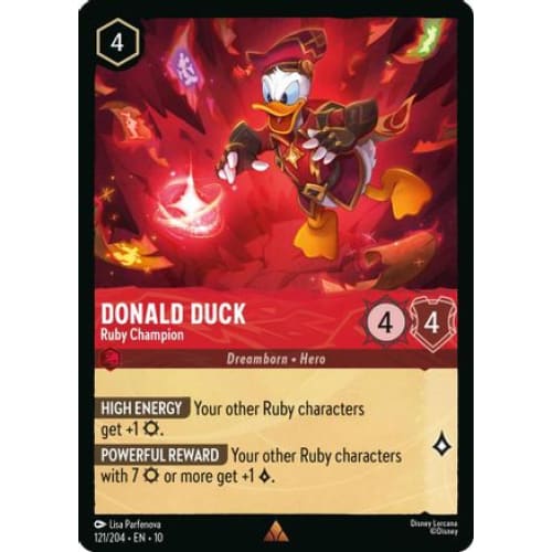 Donald Duck - Ruby Champion (121/204) - Whispers in the Well