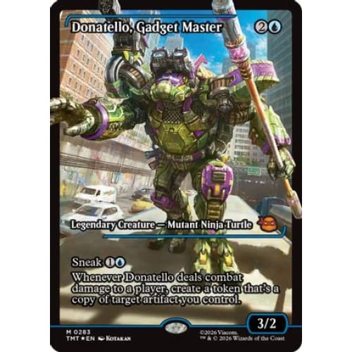 Donatello, Gadget Master (Showcase) (TMT-283) Foil