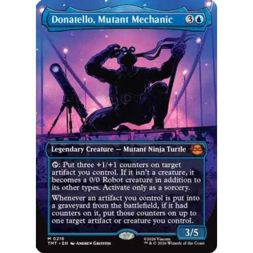 Donatello, Mutant Mechanic (Borderless) (TMT-216) Foil