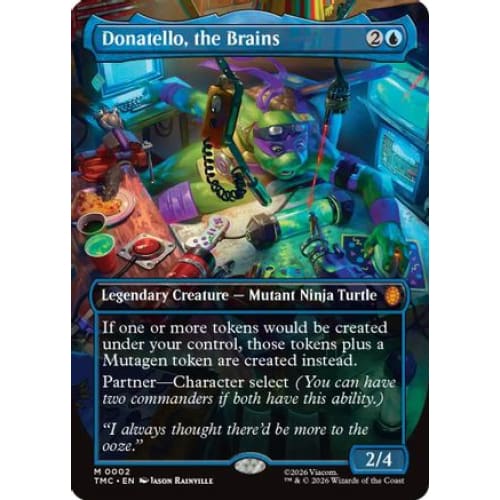Donatello, the Brains (0002) (Borderless) (TMC-002) Foil