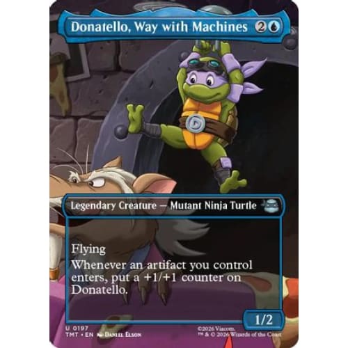 Donatello, Way with Machines (Borderless) (TMT-197) Foil
