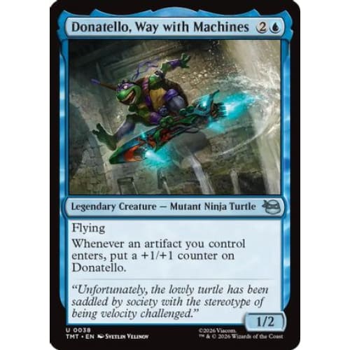 Donatello, Way with Machines (TMT-038) Foil