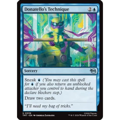 Donatello's Technique (TMT-039) Foil