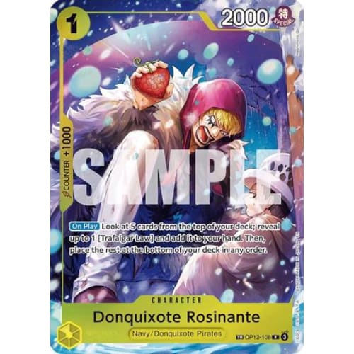 Donquixote Rosinante - OP12-108 OP12-108 TR The Azure Sea's Seven  Foil