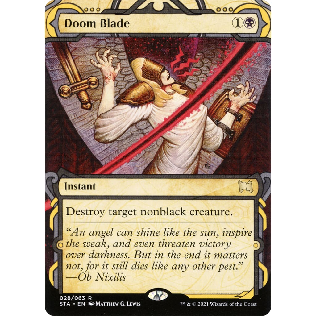 Doom Blade (STA-028): (Showcase) (Borderless)