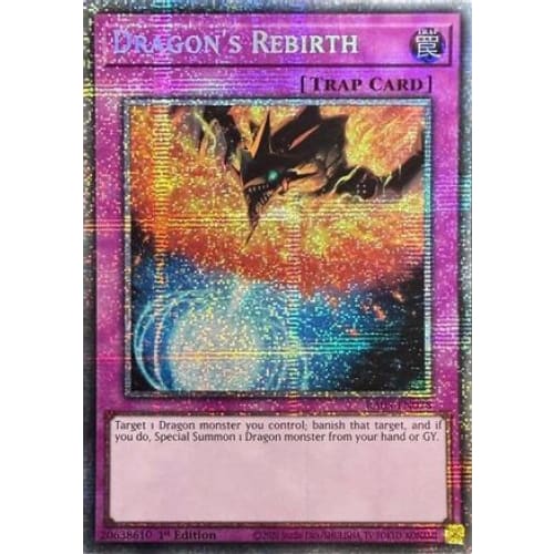 Dragon's Rebirth (Starlight Rare) - RA05-EN078 Starlight Rare 1st Edition