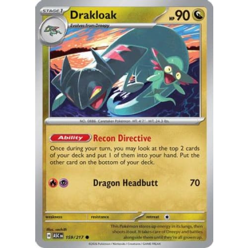 Drakloak - 159/217 (159) Common