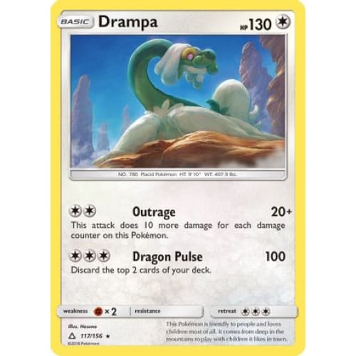 Drampa (117) Holo Rare Reverse Holofoil