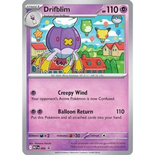 Drifblim - 006 (6) Promo Holofoil