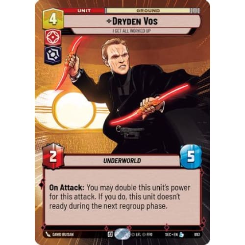 Dryden Vos - I Get All Worked Up (Hyperspace Foil) (893)  Foil