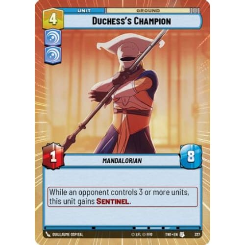 Duchess's Champion (Hyperspace) (327)  Foil
