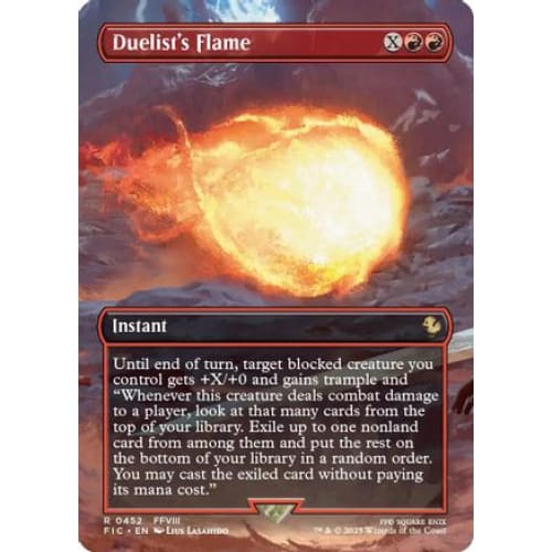 Duelist's Flame (Borderless) (FIC-452)