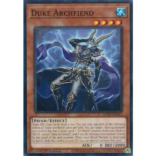Duke Archfiend - BPRO-EN015 Common / Short Print 1st Edition