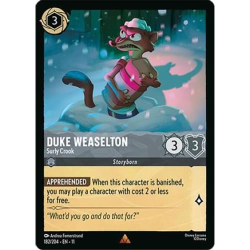 Duke Weaselton - Surly Crook (182/204) - Winterspell