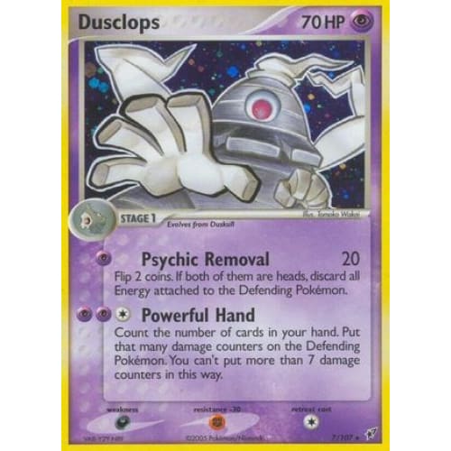 Dusclops (7) Holo Rare