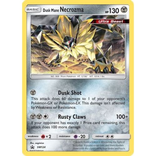 Dusk Mane Necrozma - SM124 Promo