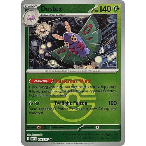 Dustox - 015/217 (Love Ball) (15) Uncommon Reverse Holofoil