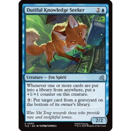 Dutiful Knowledge Seeker (TLE-092)
