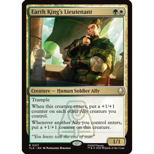 Earth King's Lieutenant (TLA-217) Foil
