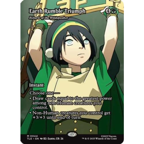 Earth Rumble Triumph - Return of the Wildspeaker (Borderless) (TLE-044) Foil