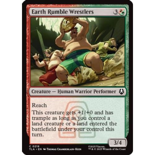 Earth Rumble Wrestlers (TLA-218) Foil