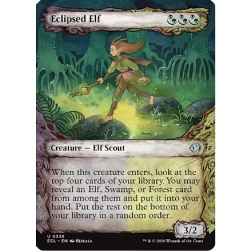 Eclipsed Elf (Showcase) (ECL-336) Foil