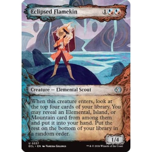 Eclipsed Flamekin (Showcase) (ECL-337) Foil