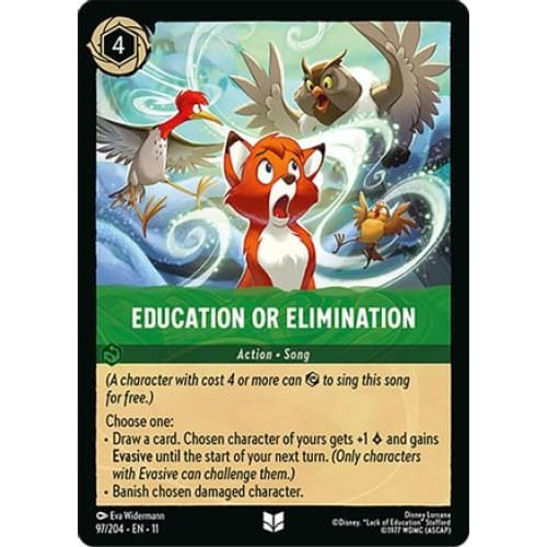 Education or Elimination (97/204) - Winterspell Cold Foil
