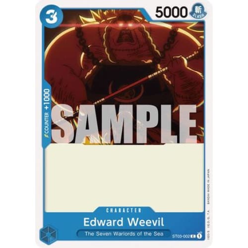Edward Weevil ST03-002 C Starter Deck 17: BLUE Donquixote Doflamingo
