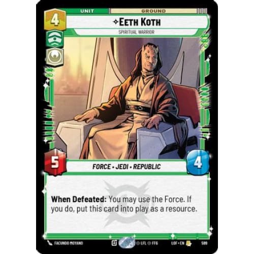 Eeth Koth - Spiritual Warrior (Foil) (599)  Foil