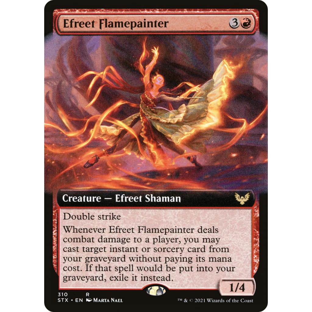 Efreet Flamepainter (Extended Art) (STX-310): (Extended Art)