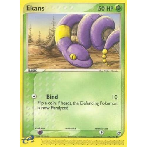 Ekans (64) Common Reverse Holofoil
