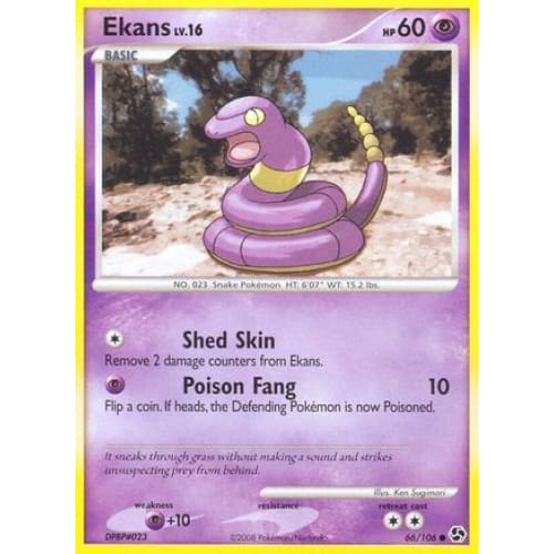 Ekans (66) Common Reverse Holofoil