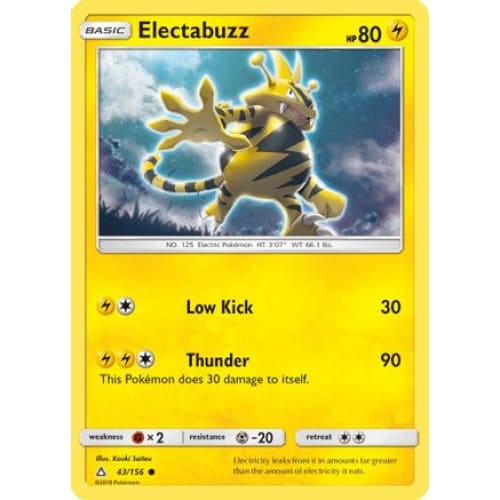 Electabuzz (43) Common Reverse Holofoil