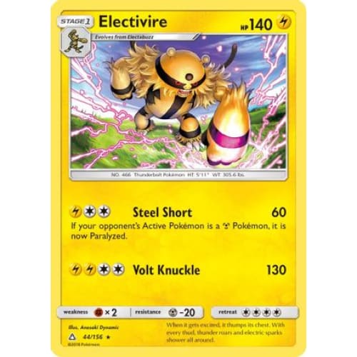 Electivire () Rare Classic Reverse Holofoil