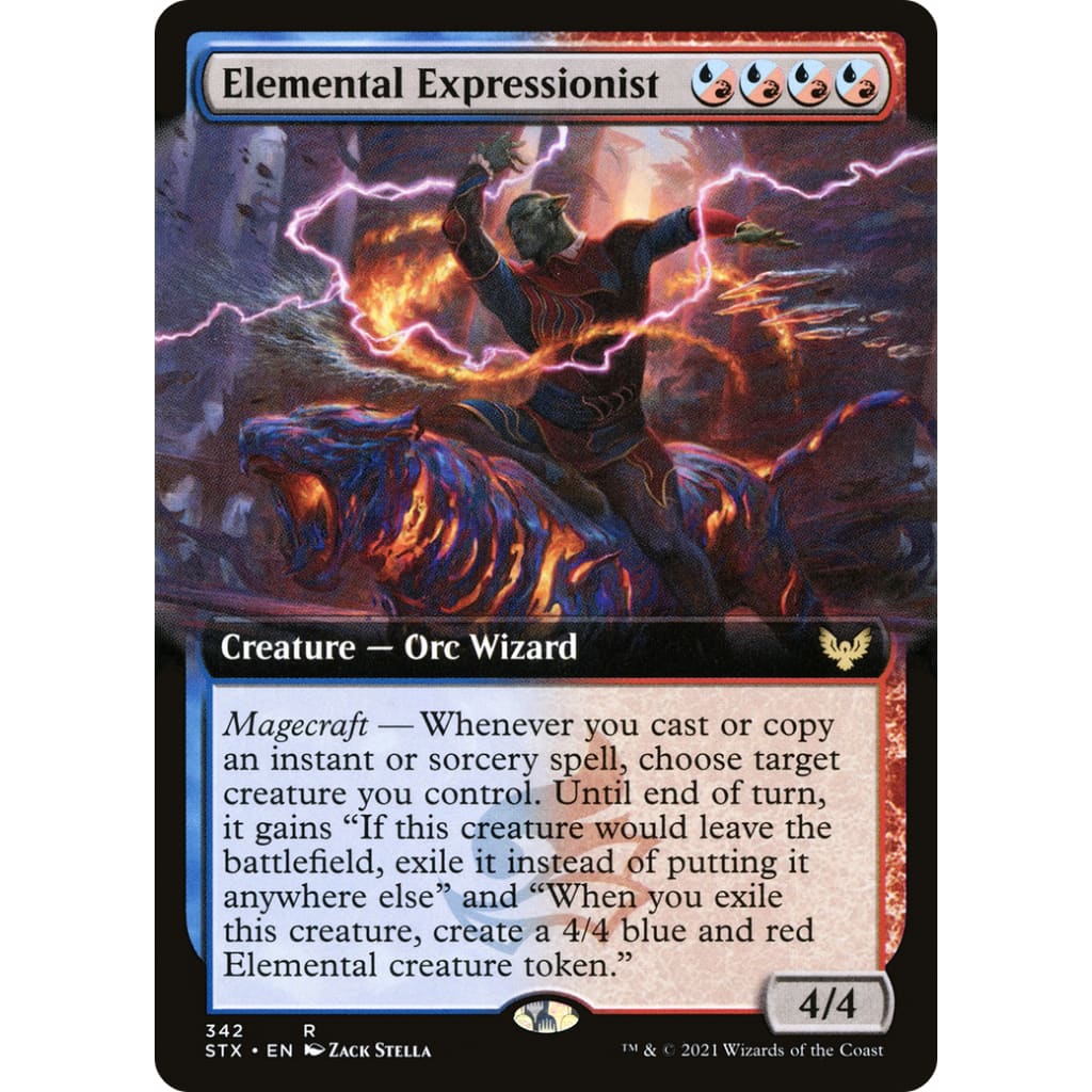 Elemental Expressionist (Extended Art) (STX-342): (Extended Art) Foil