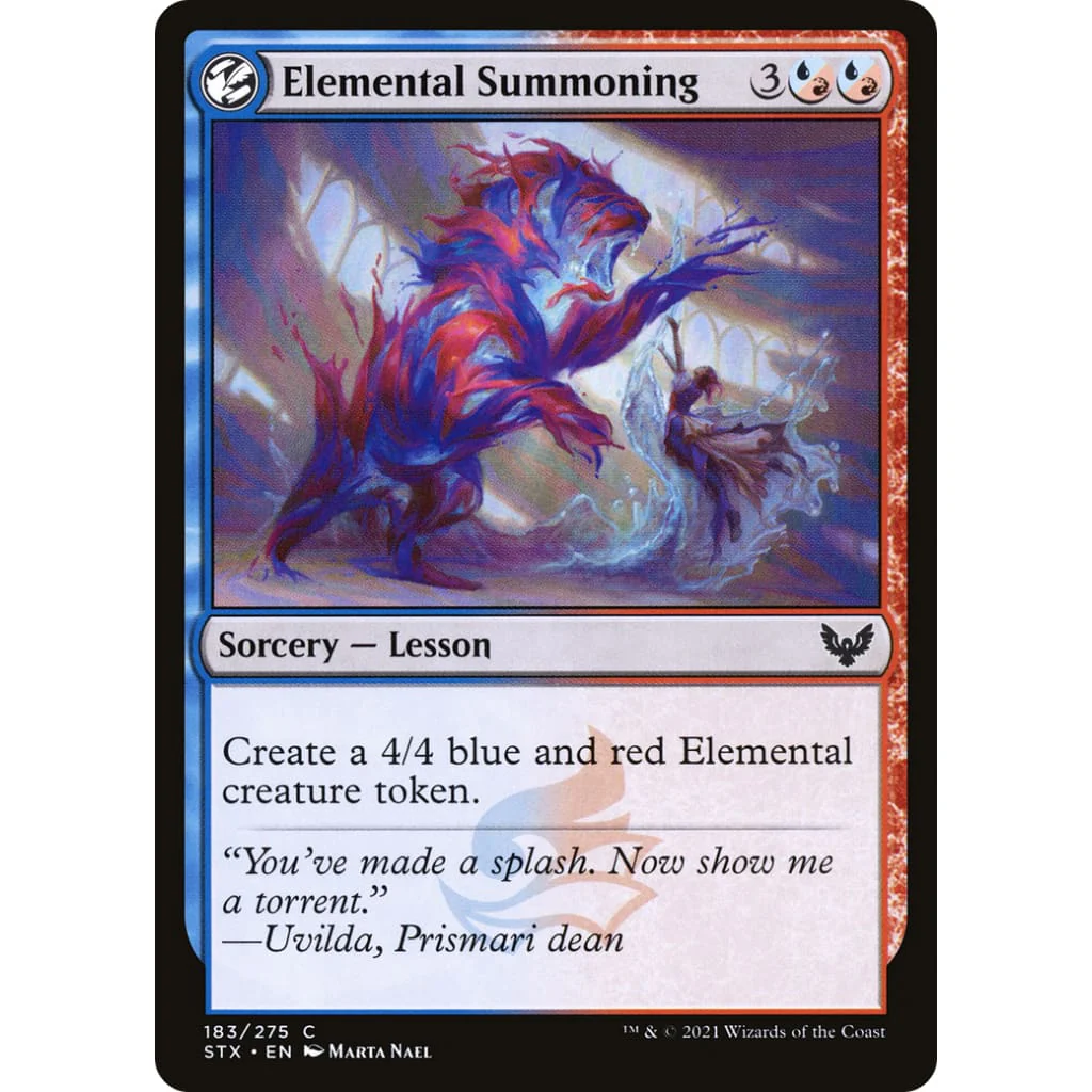 Elemental Summoning (STX-183): (lesson)