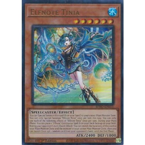 Elfnote Tinia - BPRO-EN011 Ultra Rare 1st Edition