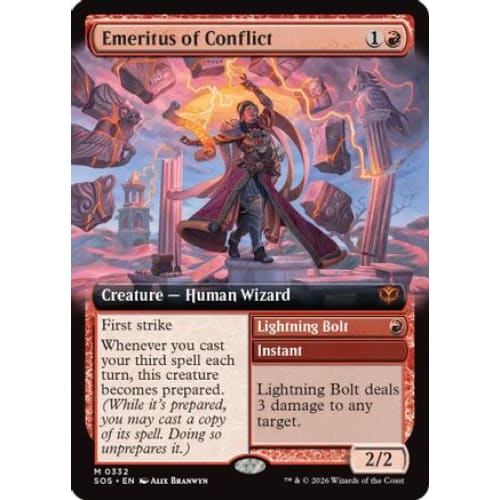 Emeritus of Conflict (Extended Art) (SOS-332) Foil