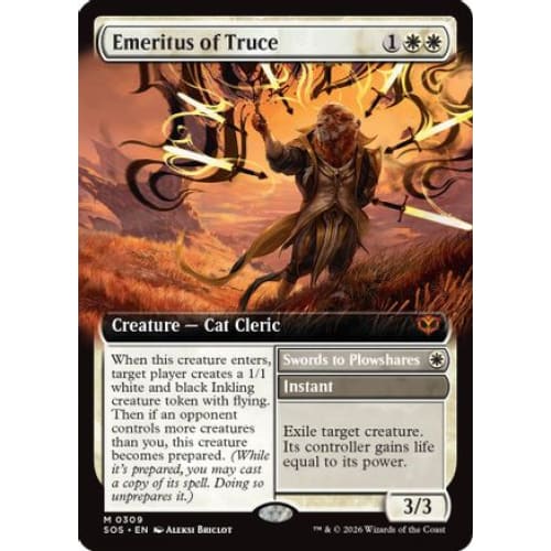Emeritus of Truce (Extended Art) (SOS-309) Foil