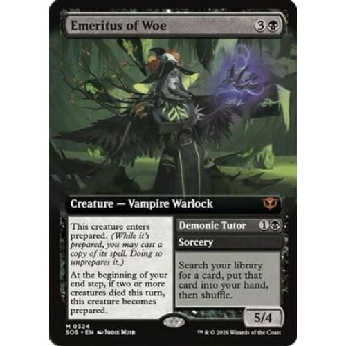 Emeritus of Woe (Extended Art) (SOS-324)