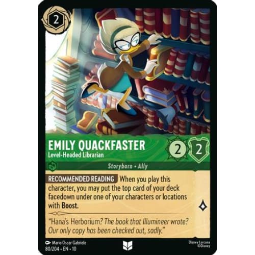 Emily Quackfaster - Level-Headed Librarian (80/204) - Whispers in the Well
