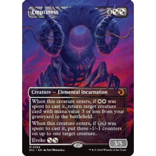 Emptiness (Borderless) (ECL-294) Foil
