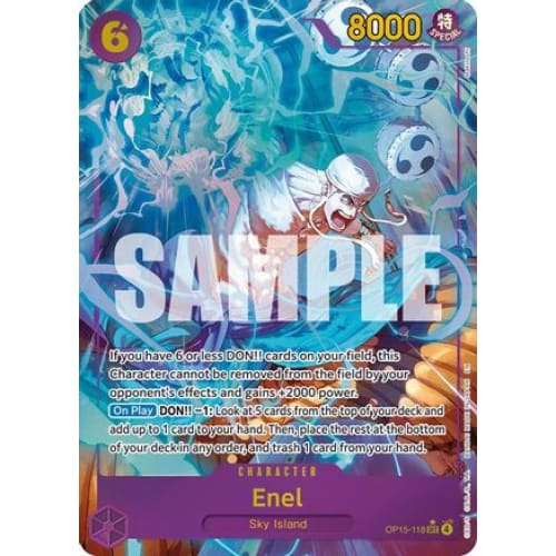 Enel (OP15-118) (Alternate Art) OP15-118 SEC Adventure on Kami's Island  Foil