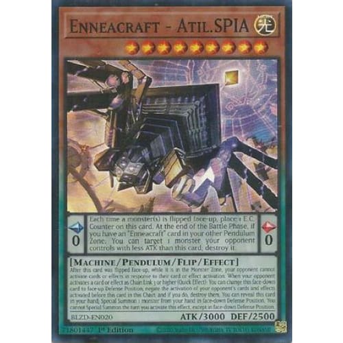Enneacraft - Atil.SPIA - BLZD-EN020 Super Rare 1st Edition